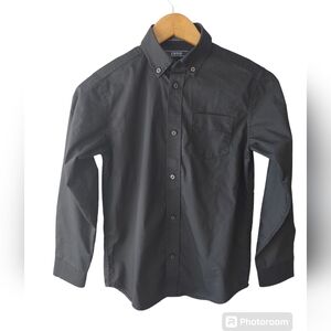 Izod Black Button Down Shirt Size Medium 10-12
